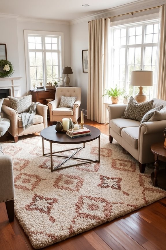 cozy stylish textured centerpiece