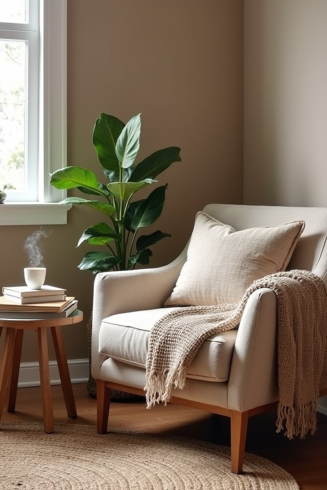 cozy taupe nook ideas