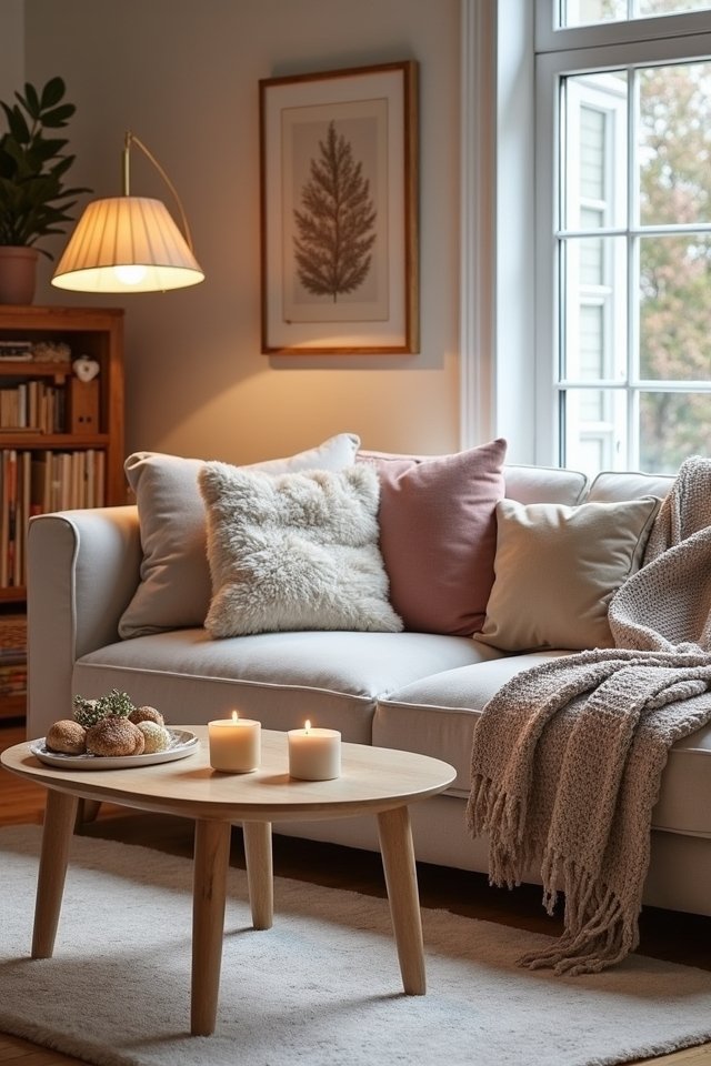 cozy textiles create comfort