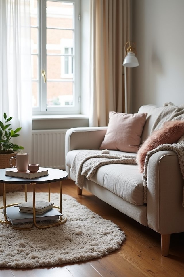 cozy textiles enhance comfort