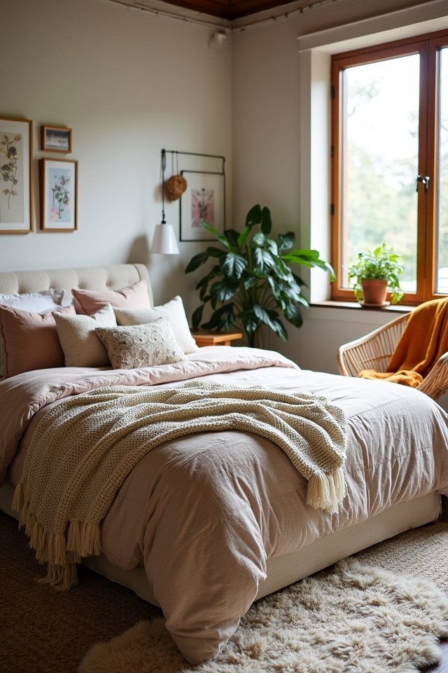 cozy textiles for comfort