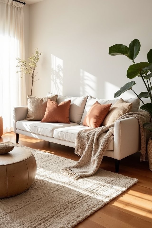 cozy textiles for comfort