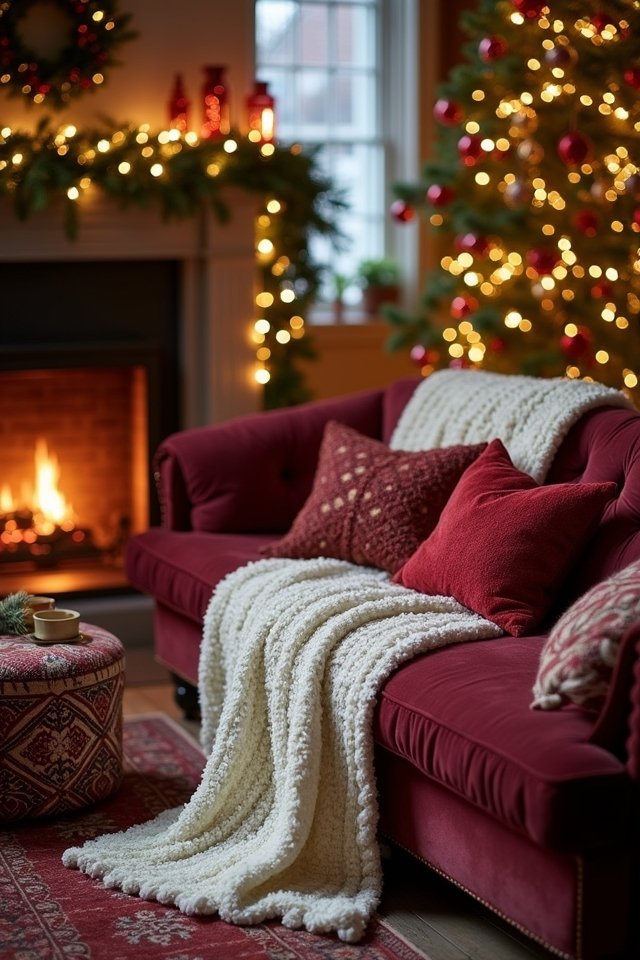 cozy textiles for holidays
