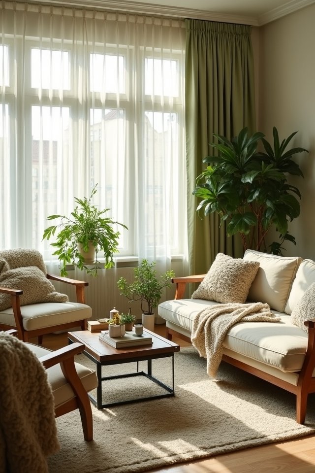 cozy textiles for warmth