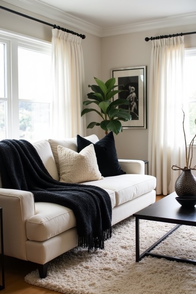 cozy textural contrast decor