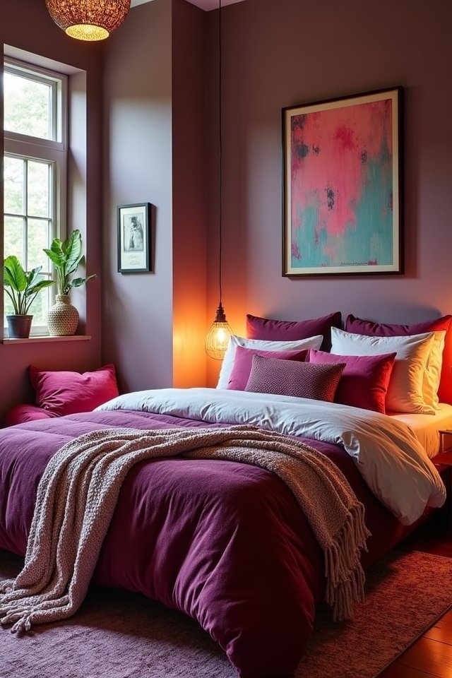 cozy textured bedding retreat