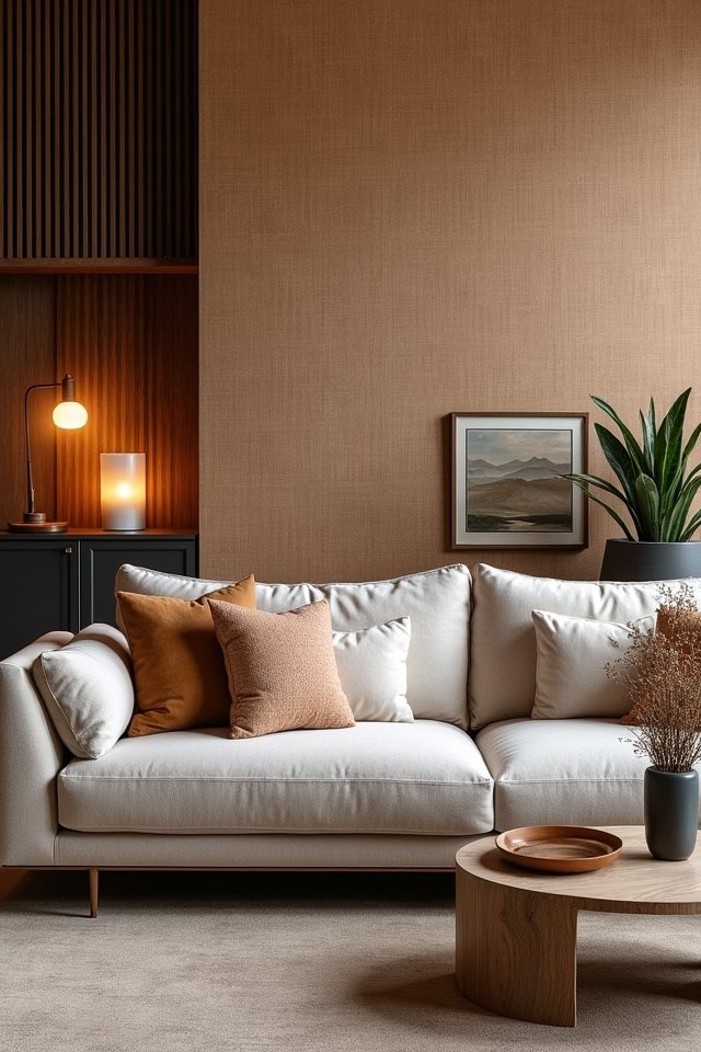 cozy textured wallpaper options