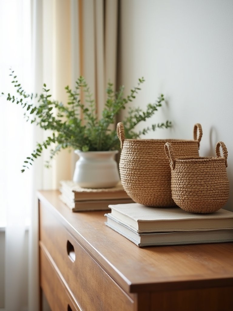 cozy textured woven baskets