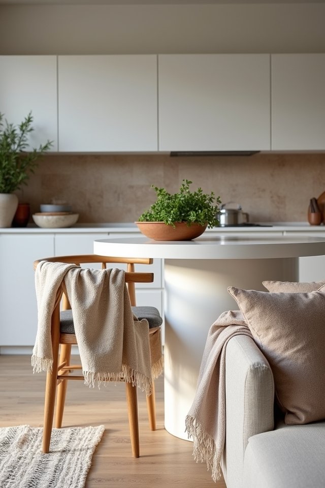 cozy textures for kitchens