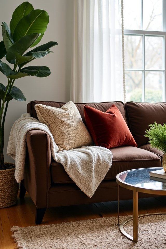 cozy textures for living room