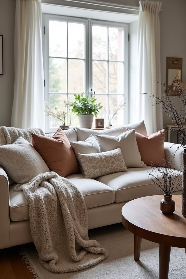 cozy textures for lounging