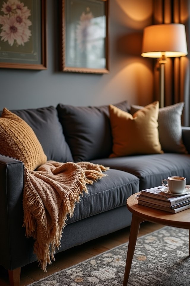 cozy throw blankets enhance comfort