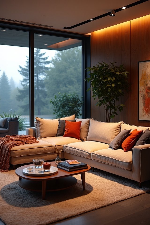 cozy throws and pillows