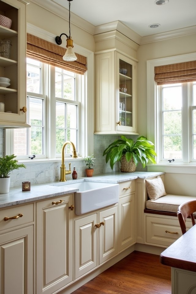 cozy traditional kitchen elegance
