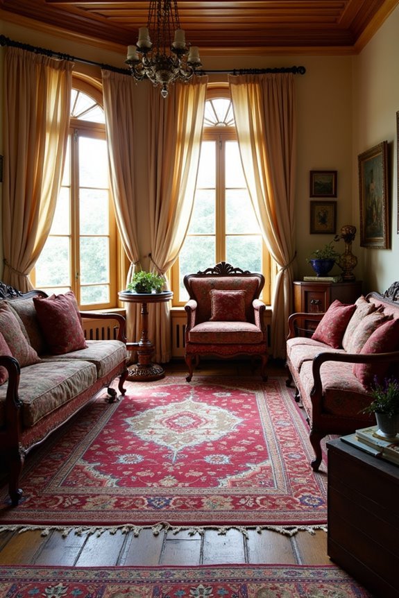 cozy traditional rug beauty