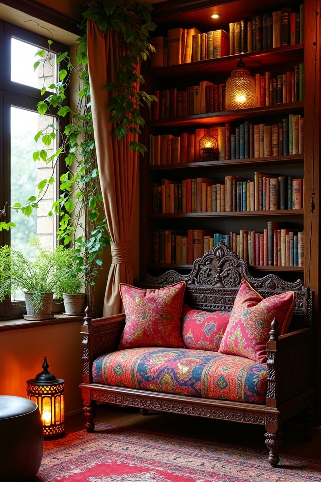 cozy traditional swing nook