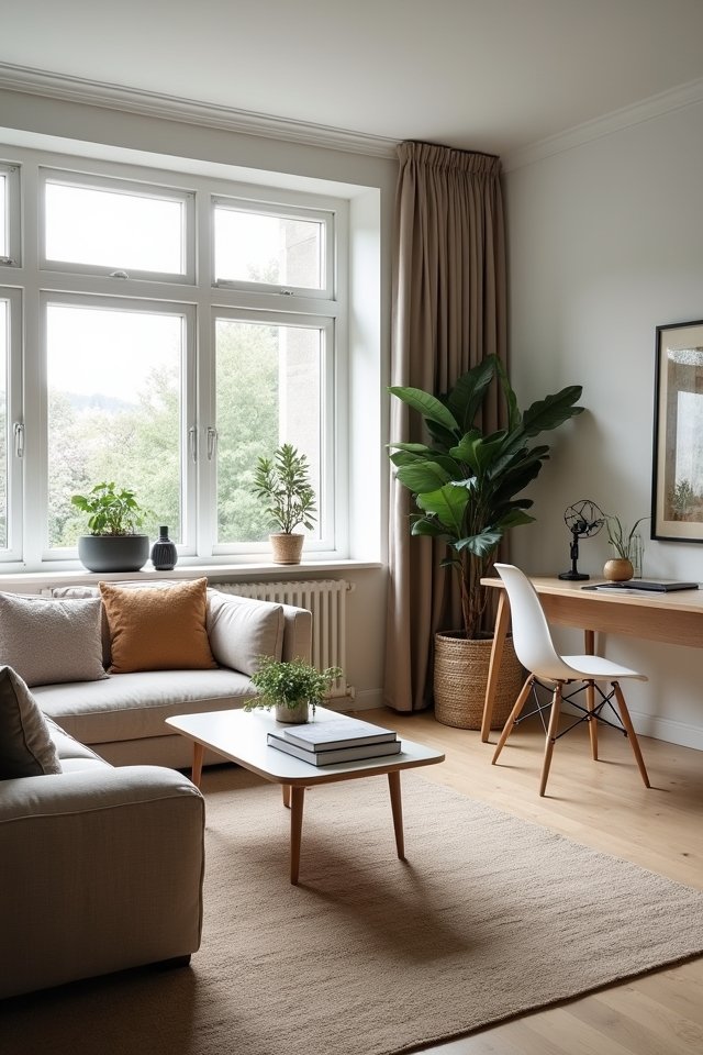 cozy versatile living space