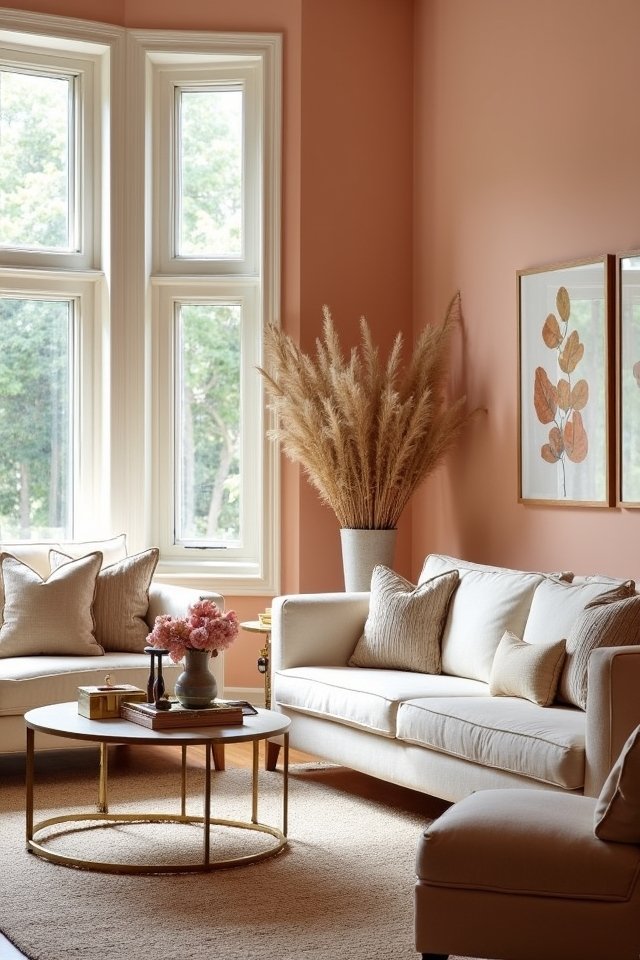 cozy vibrant living room
