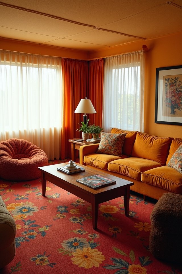 cozy vibrant nostalgic flooring