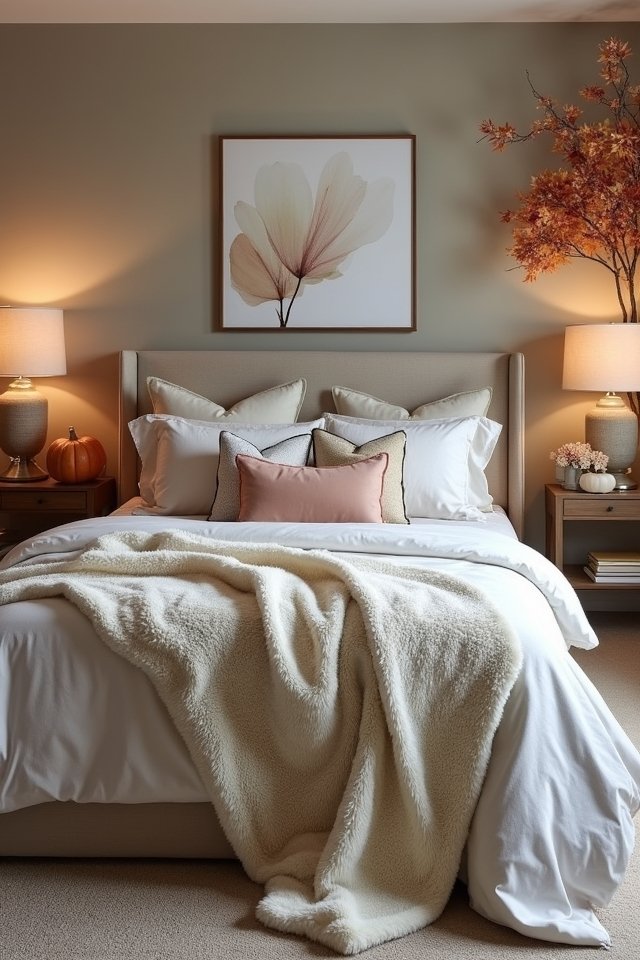 cozy vibrant statement throws