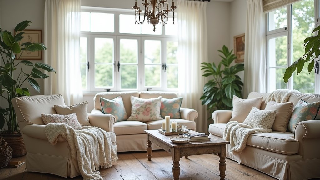 cozy vintage inspired living rooms