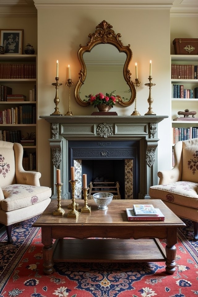 cozy vintage living room