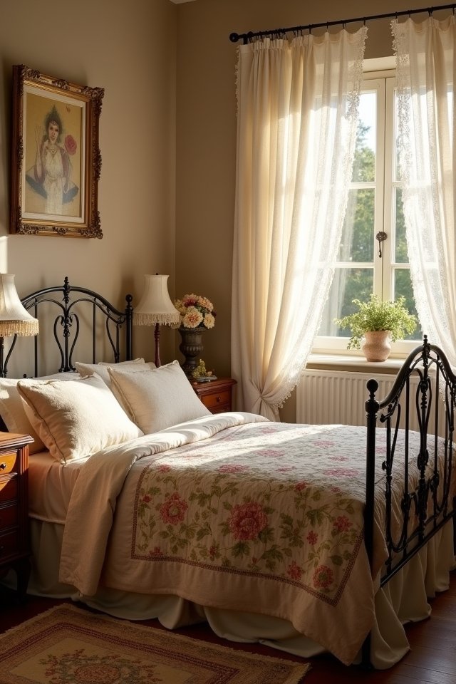 cozy vintage taupe ambiance