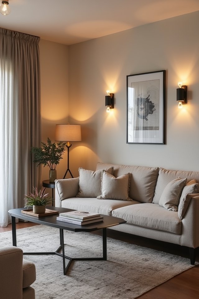 cozy wall sconce charm