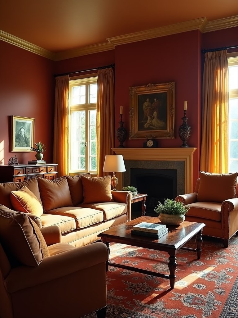 cozy warm color combinations