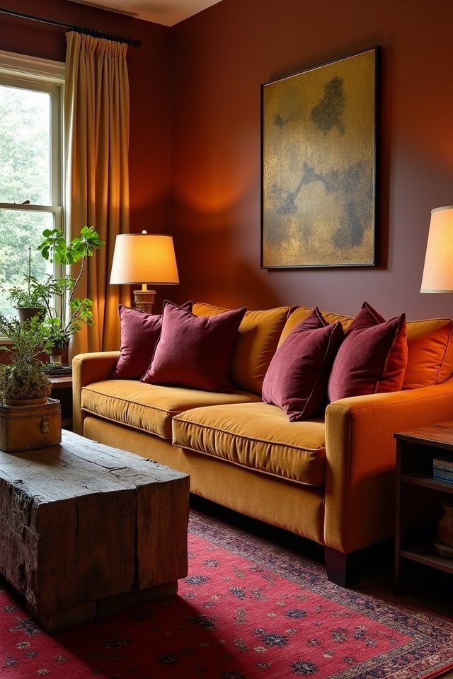 cozy warm color palette