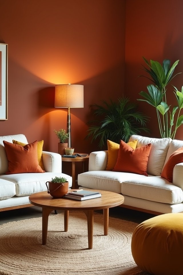 cozy warm color palettes