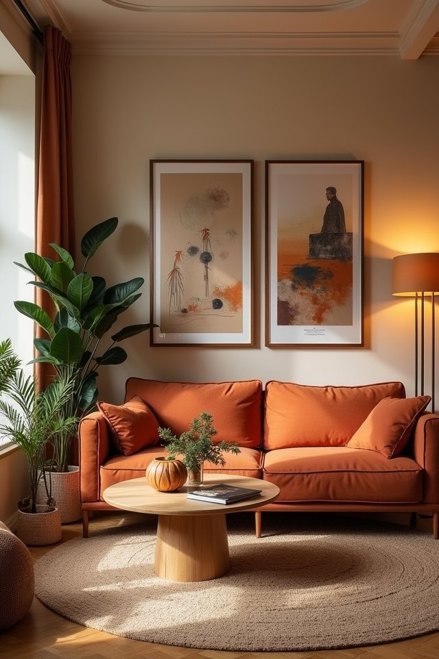 cozy warm color palettes