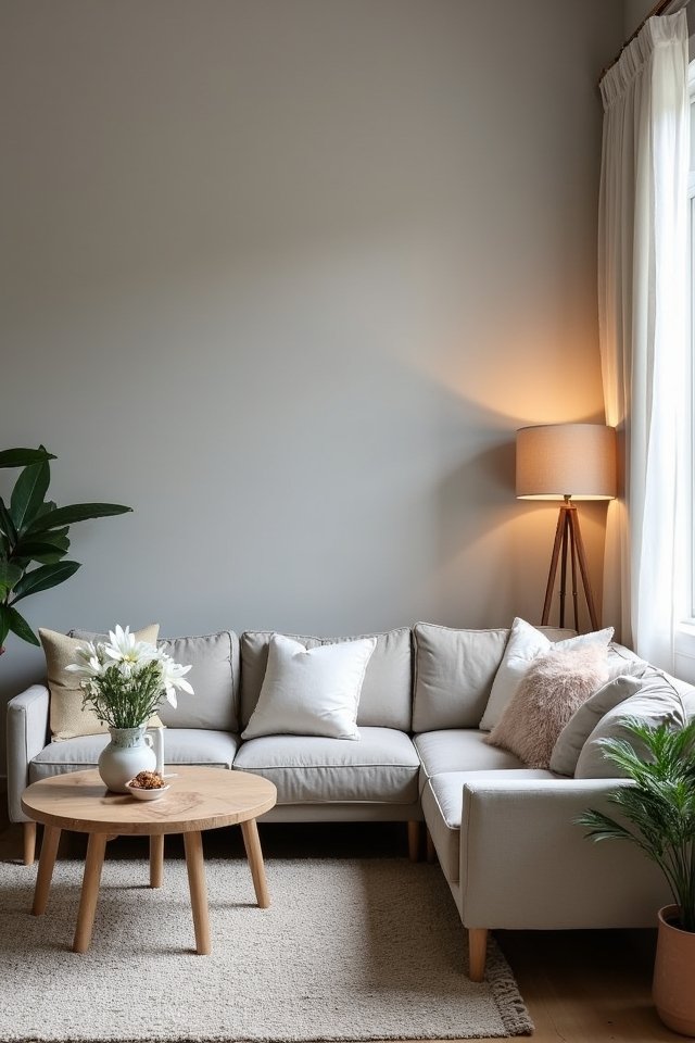 cozy warm gray sanctuary