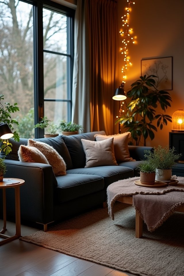 cozy warm inviting lighting