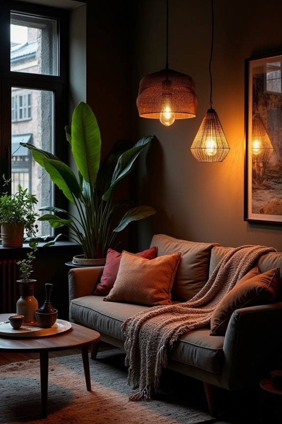 cozy warm lighting ambiance