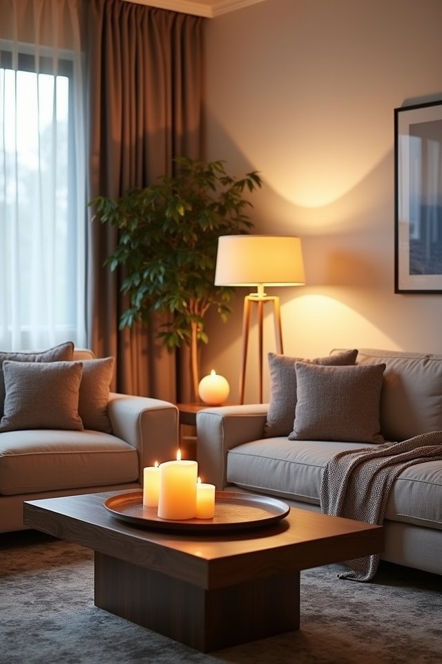 cozy warm lighting ambiance