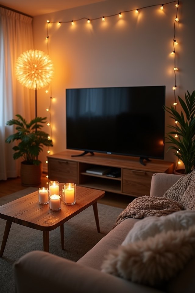 cozy warm lighting options