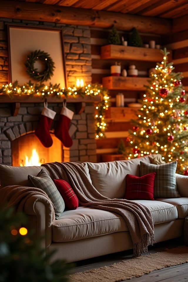 cozy warm string lights