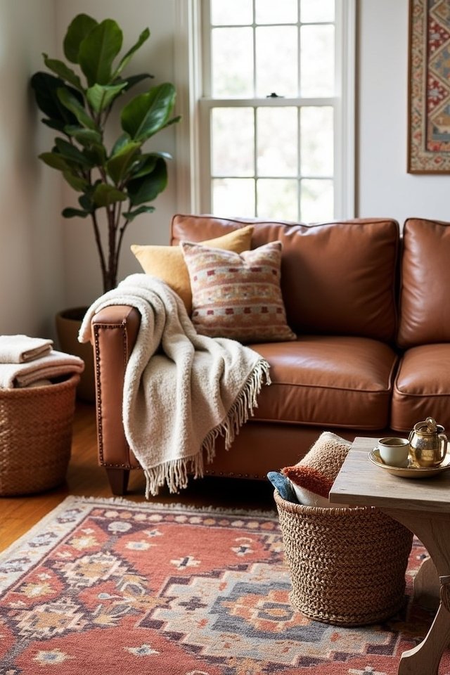 cozy western textiles and rugs