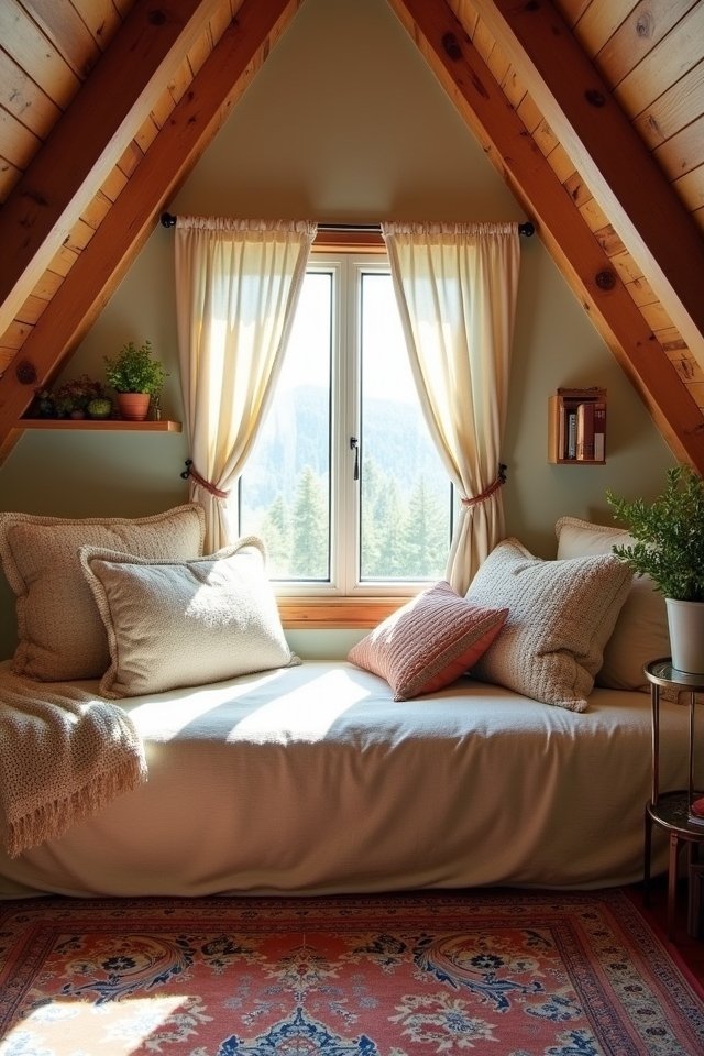 cozy window seat nook