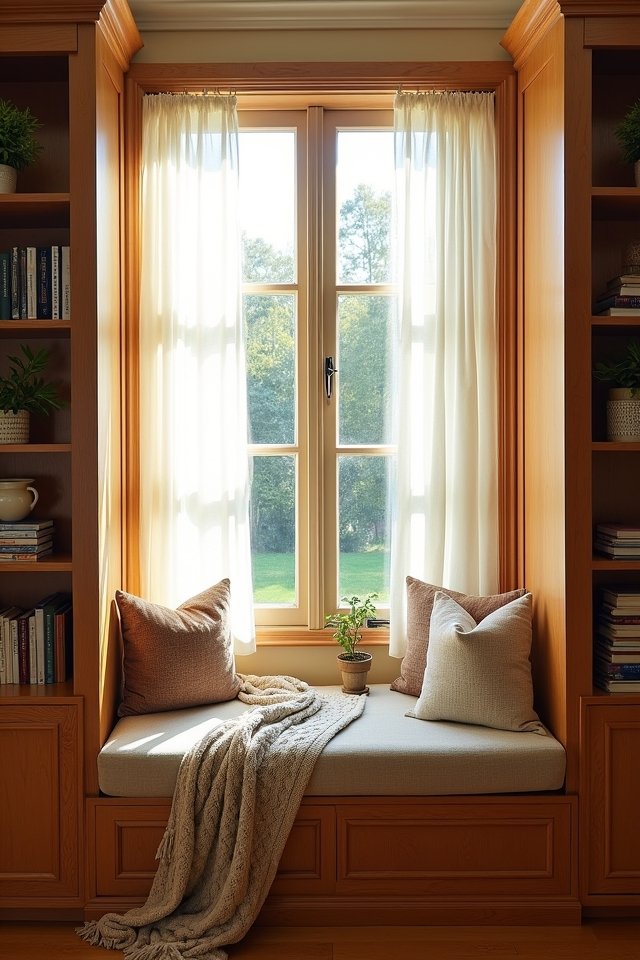 cozy window seat retreat