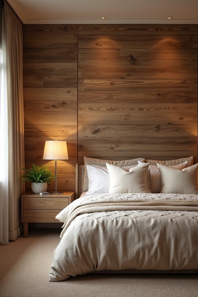 cozy wood look wallpaper retreat