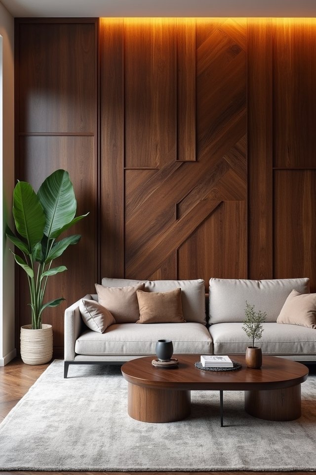 cozy wood paneling retreat