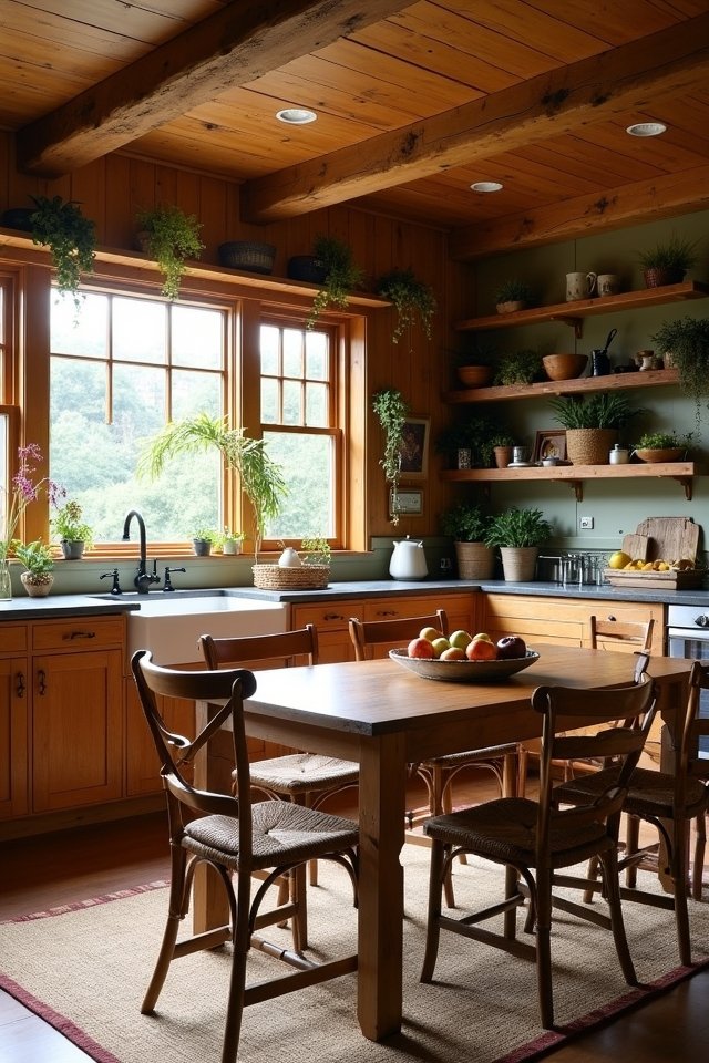 cozy wood seating options