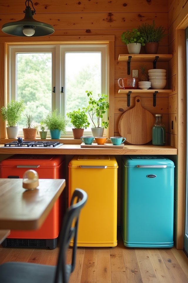 cozy wooden kitchen accents