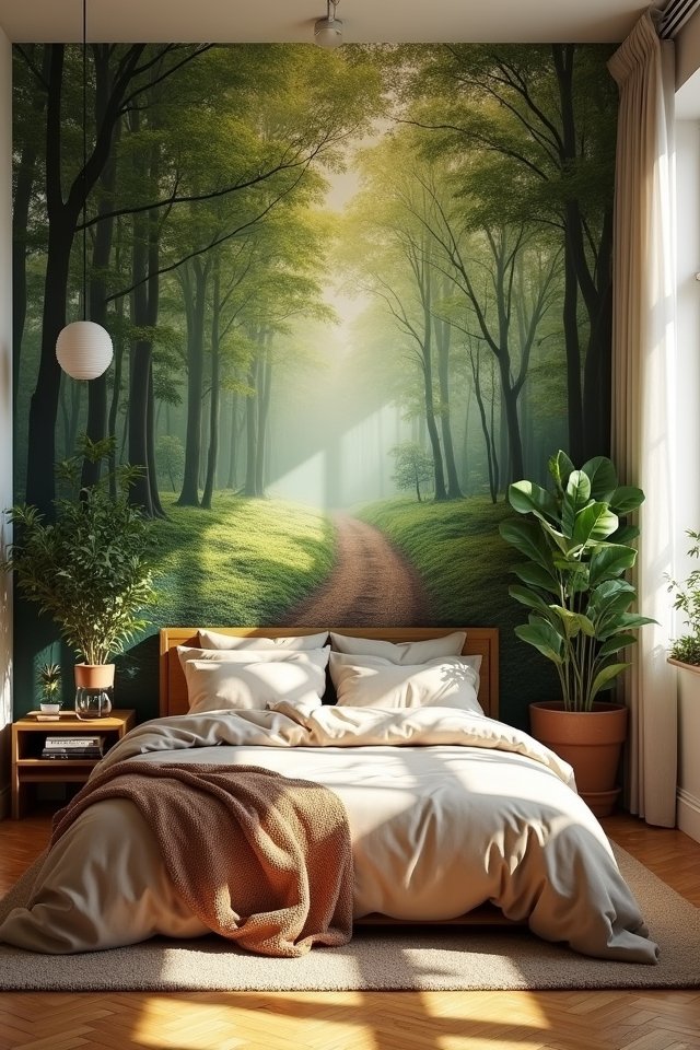 cozy woodland bedroom escape