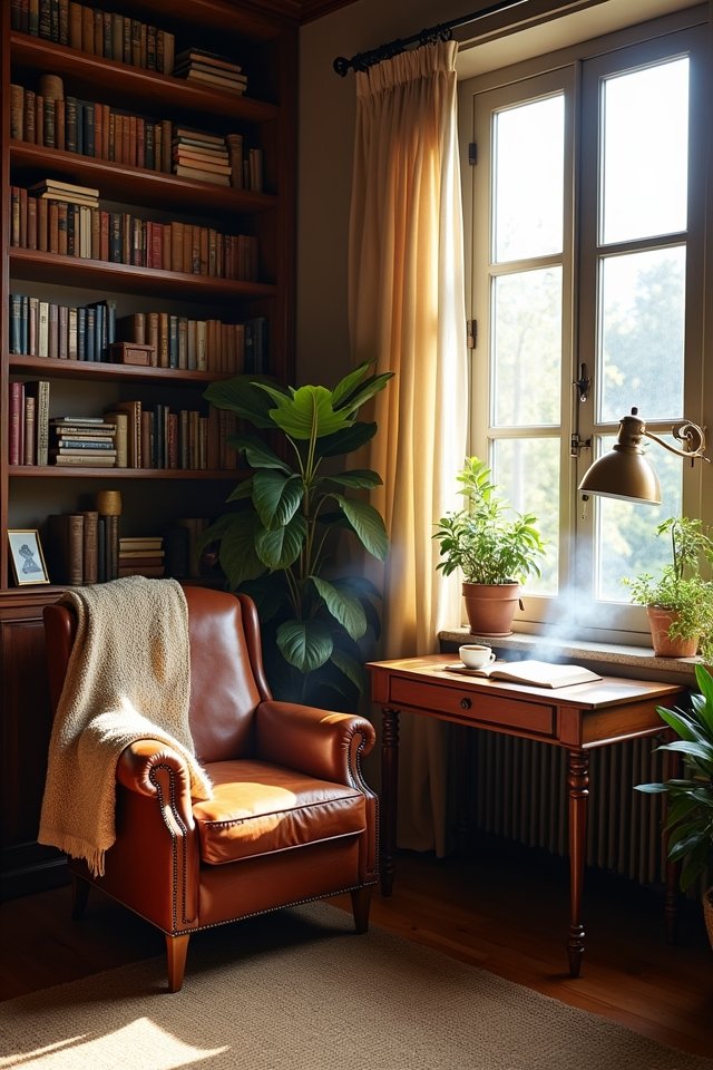 cozy writing sanctuary corner