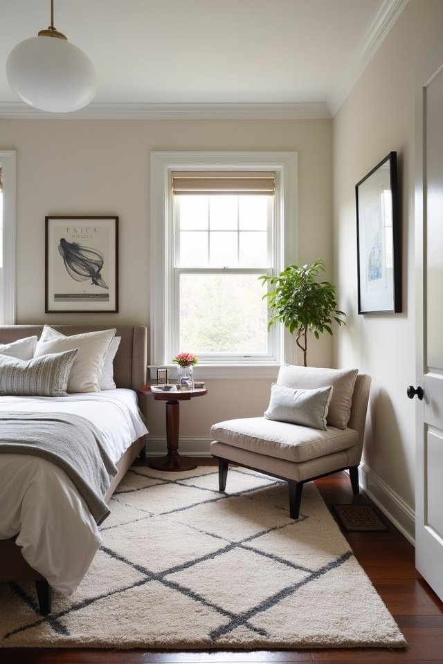 cozy zones defined by rugs
