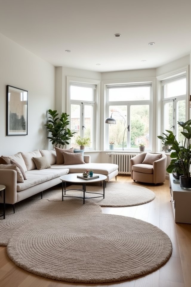 cozy zones with area rugs