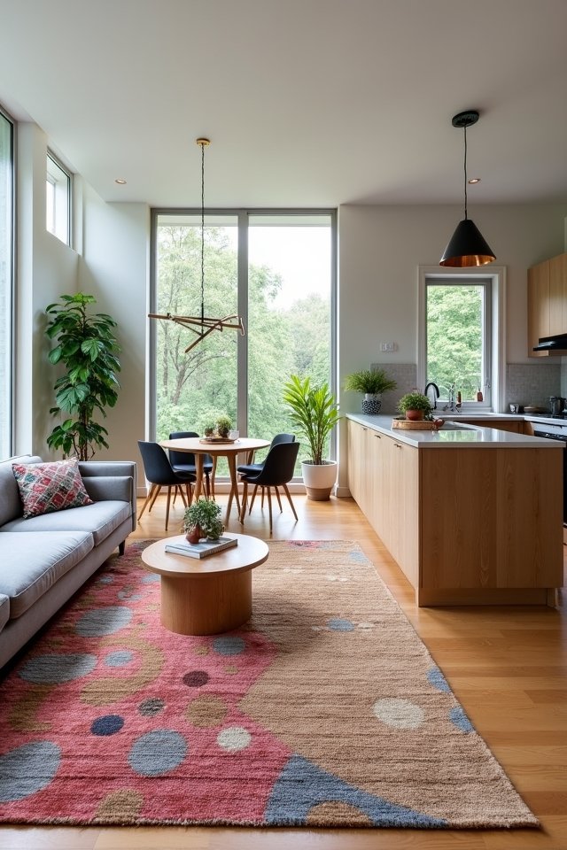 cozy zones with area rugs